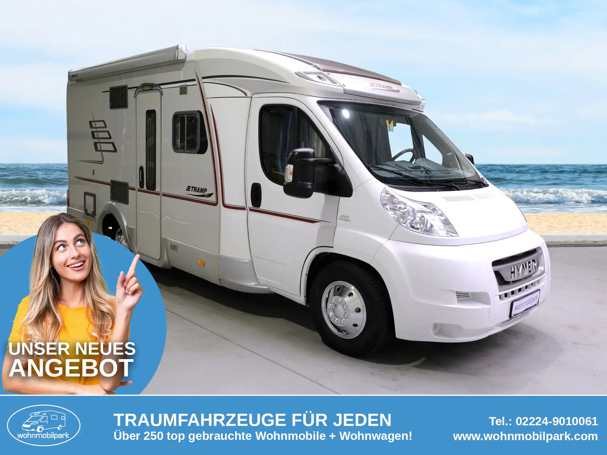 HYMER-ERIBA Tramp 554 SL Integrierter gebraucht kaufen in Bad Honnef